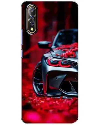 Чехол для Vivo V17 Neo с картинкой «Спортивная BMW и цветы» Чехол для Vivo V17 Neo с картинкой «Спортивная BMW и цветы»