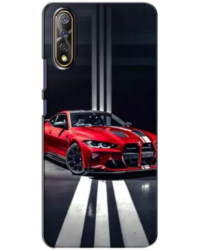 Чехол для Vivo V17 Neo с картинкой «Красная BMW на дороге» Чехол для Vivo V17 Neo с картинкой «Красная BMW на дороге»