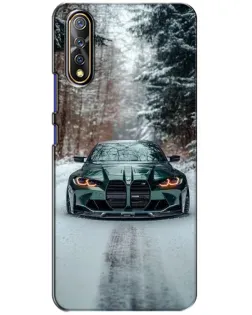 Чехол для Vivo V17 Neo с картинкой «BMW в зимнем лесу» Чехол для Vivo V17 Neo с картинкой «BMW в зимнем лесу»