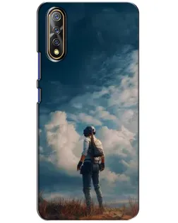 Чехол для Vivo V17 Neo с картинкой «Герой PUBG на скале» Чехол для Vivo V17 Neo с картинкой «Герой PUBG на скале»