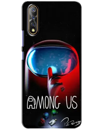 Чехол для Vivo V17 Neo с картинкой «Красный импостер — макро» Чехол для Vivo V17 Neo с картинкой «Красный импостер — макро»