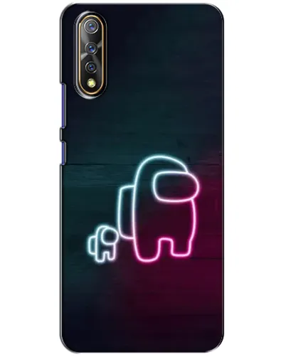 Чехол для Vivo V17 Neo с картинкой «Among Us неон-арт» Чехол для Vivo V17 Neo с картинкой «Among Us неон-арт»