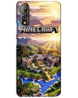 Чехол для Vivo V17 Neo с картинкой «Minecraft панорама»