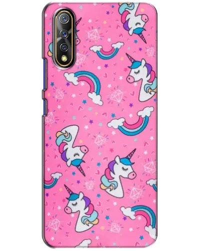 Чехол для Vivo V17 Neo с картинкой «Unicorn паттерн розовый» Чехол для Vivo V17 Neo с картинкой «Unicorn паттерн розовый»