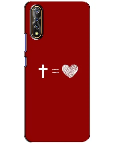 Чехол для Vivo V17 Neo с картинкой «Уравнение любви» Чехол для Vivo V17 Neo с картинкой «Уравнение любви»