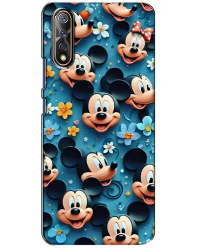 Чехол для Vivo V17 Neo с картинкой «Паттерн Микки и Минни» Чехол для Vivo V17 Neo с картинкой «Паттерн Микки и Минни»