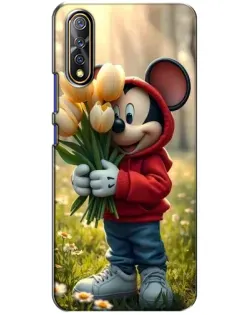 Чохол для Vivo V17 Neo з картинкою «Міккі з тюльпанами» Чохол для Vivo V17 Neo з картинкою «Міккі з тюльпанами»