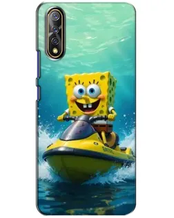 Чохол для Vivo V17 Neo з картинкою «Спанч Боб на гідроциклі» Чохол для Vivo V17 Neo з картинкою «Спанч Боб на гідроциклі»