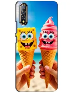 Чохол для Vivo V17 Neo з картинкою «Спанч Боб морозиво» Чохол для Vivo V17 Neo з картинкою «Спанч Боб морозиво»