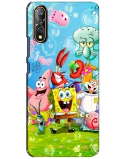 Чохол для Vivo V17 Neo з картинкою «Губка Боб та друзі» Чохол для Vivo V17 Neo з картинкою «Губка Боб та друзі»
