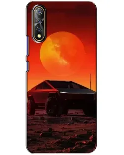 Чехол для Vivo V17 Neo с картинкой «Cybertruck на Марсе»