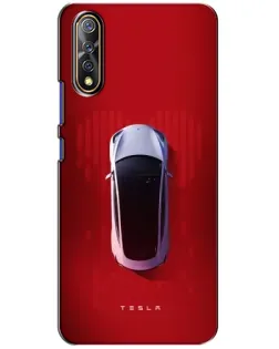 Чехол для Vivo V17 Neo с картинкой «Tesla Top View»