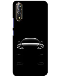 Чехол для Vivo V17 Neo с картинкой «Силуэт Tesla Night»