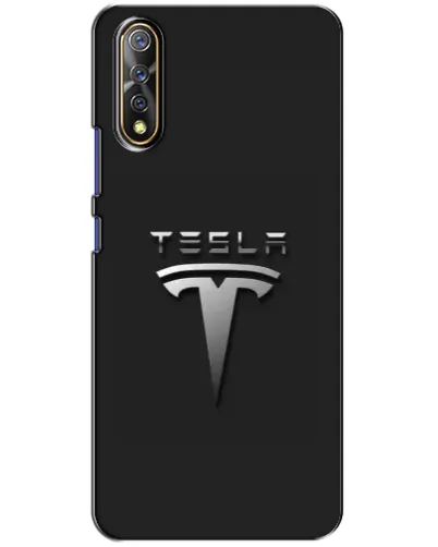 Чехол для Vivo V17 Neo с картинкой «Стальной логотип Tesla» Чехол для Vivo V17 Neo с картинкой «Стальной логотип Tesla»