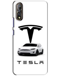 Чехол для Vivo V17 Neo с картинкой «Tesla White Style»
