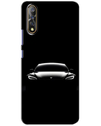 Чехол для Vivo V17 Neo с картинкой «Фары Tesla Night» Чехол для Vivo V17 Neo с картинкой «Фары Tesla Night»
