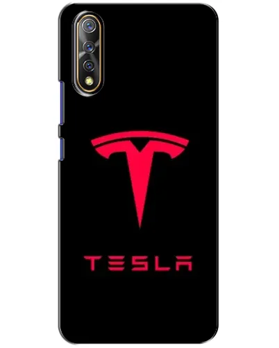 Чехол для Vivo V17 Neo с картинкой «Tesla Red Logo» Чехол для Vivo V17 Neo с картинкой «Tesla Red Logo»
