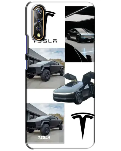 Чехол для Vivo V17 Neo с картинкой «Коллаж Cybertruck Tesla» Чехол для Vivo V17 Neo с картинкой «Коллаж Cybertruck Tesla»