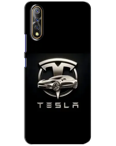 Чехол для Vivo V17 Neo с картинкой «Tesla — серебристое авто» Чехол для Vivo V17 Neo с картинкой «Tesla — серебристое авто»