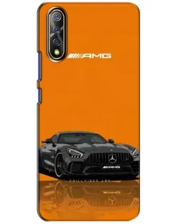 Чехол для Vivo V17 Neo с картинкой «Оранжевый Mercedes AMG»