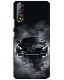 Чехол для Vivo V17 Neo с картинкой «Mercedes в дыму»
