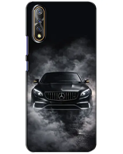 Чехол для Vivo V17 Neo с картинкой «Mercedes в дыму»