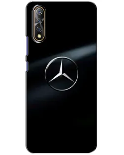 Чехол для Vivo V17 Neo с картинкой «Mercedes на металле»