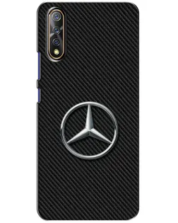 Чехол для Vivo V17 Neo с картинкой «Карбоновый Mercedes стиль»
