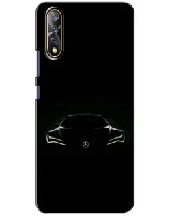 Чехол для Vivo V17 Neo с картинкой «Mercedes — силуэт авто»