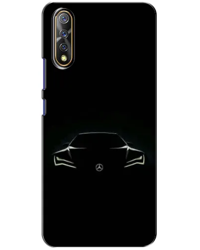 Чехол для Vivo V17 Neo с картинкой «Mercedes — силуэт авто» Чехол для Vivo V17 Neo с картинкой «Mercedes — силуэт авто»