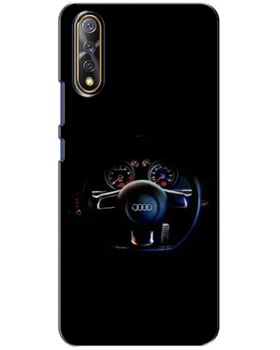 Чехол для Vivo V17 Neo с картинкой «Салон Audi — руль»