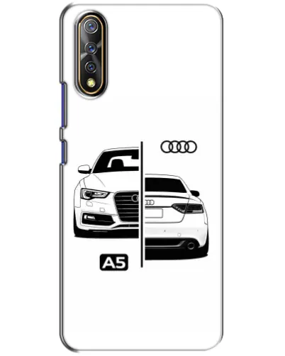 Чехол для Vivo V17 Neo с картинкой «Audi — контрастный дизайн»