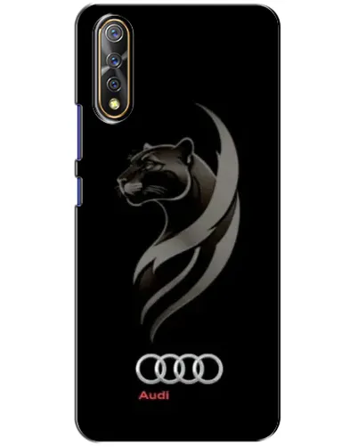 Чехол для Vivo V17 Neo с картинкой «Графика — пантера и Audi»