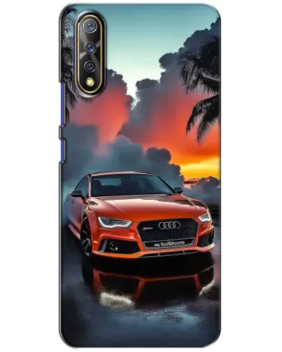 Чехол для Vivo V17 Neo с картинкой «Audi — закат»