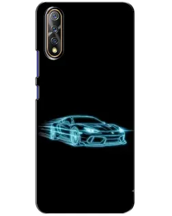 Чехол для Vivo V17 Neo с картинкой «Неоновый контур Lamborghini» Чехол для Vivo V17 Neo с картинкой «Неоновый контур Lamborghini»
