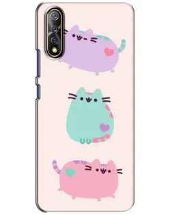 Чохол для Vivo V17 Neo з картинкою «Pusheen тріо» Чохол для Vivo V17 Neo з картинкою «Pusheen тріо»