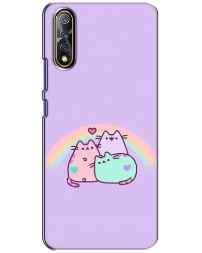 Чехол для Vivo V17 Neo с картинкой «Радужные Пушины» Чехол для Vivo V17 Neo с картинкой «Радужные Пушины»