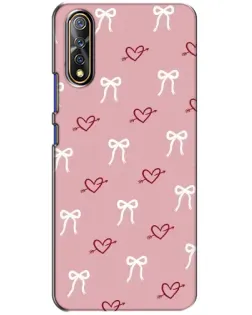 Чехол для Vivo V17 Neo с картинкой «Сердца и банты»