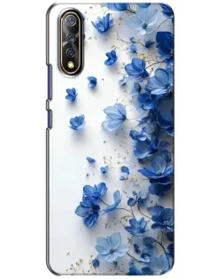 Чехол для Vivo V17 Neo с картинкой «Голубой цветочный каскад» Чехол для Vivo V17 Neo с картинкой «Голубой цветочный каскад»