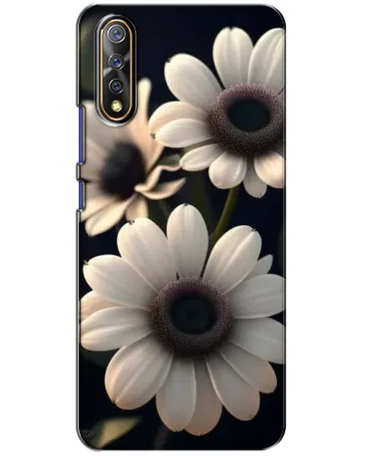Чехол для Vivo V17 Neo с картинкой «Белые маргаритки макро»