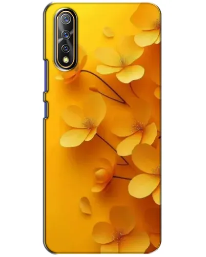 Чехол для Vivo V17 Neo с картинкой «Золотые лепестки»
