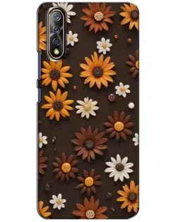 Чехол для Vivo V17 Neo с картинкой «Узор из маленьких подсолнухов» Чехол для Vivo V17 Neo с картинкой «Узор из маленьких подсолнухов»