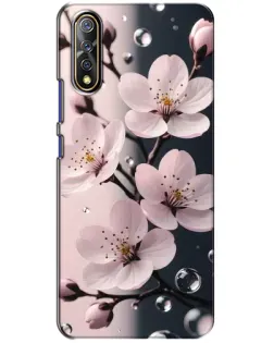 Чехол для Vivo V17 Neo с картинкой «Нежная сакура и капли» Чехол для Vivo V17 Neo с картинкой «Нежная сакура и капли»