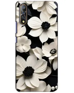 Чехол для Vivo V17 Neo с картинкой «Объемные белые цветы» Чехол для Vivo V17 Neo с картинкой «Объемные белые цветы»