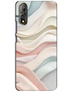 Чехол для Vivo V17 Neo с картинкой «Пастельные нежные волны»