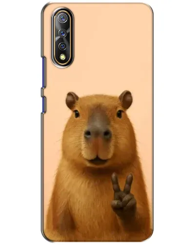 Чехол для Vivo V17 Neo с картинкой «Капибара виктория»