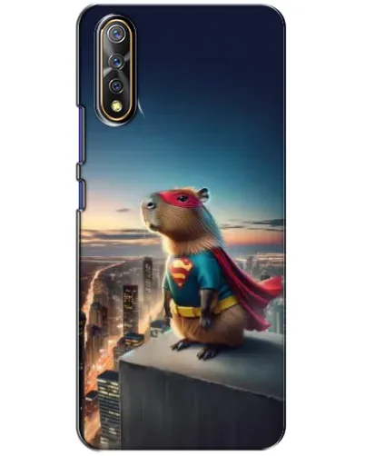 Чехол для Vivo V17 Neo с картинкой «Капи-мен супергерой»