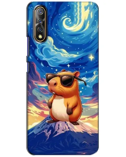 Чехол для Vivo V17 Neo с картинкой «Капибара Ван Гога»