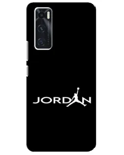 Чехол для Vivo V20 se с картинкой «Jordan White Logo» Чехол для Vivo V20 se с картинкой «Jordan White Logo»