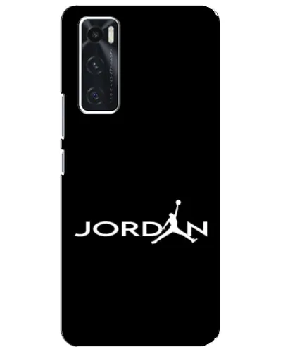 Чехол для Vivo V20 se с картинкой «Jordan White Logo»